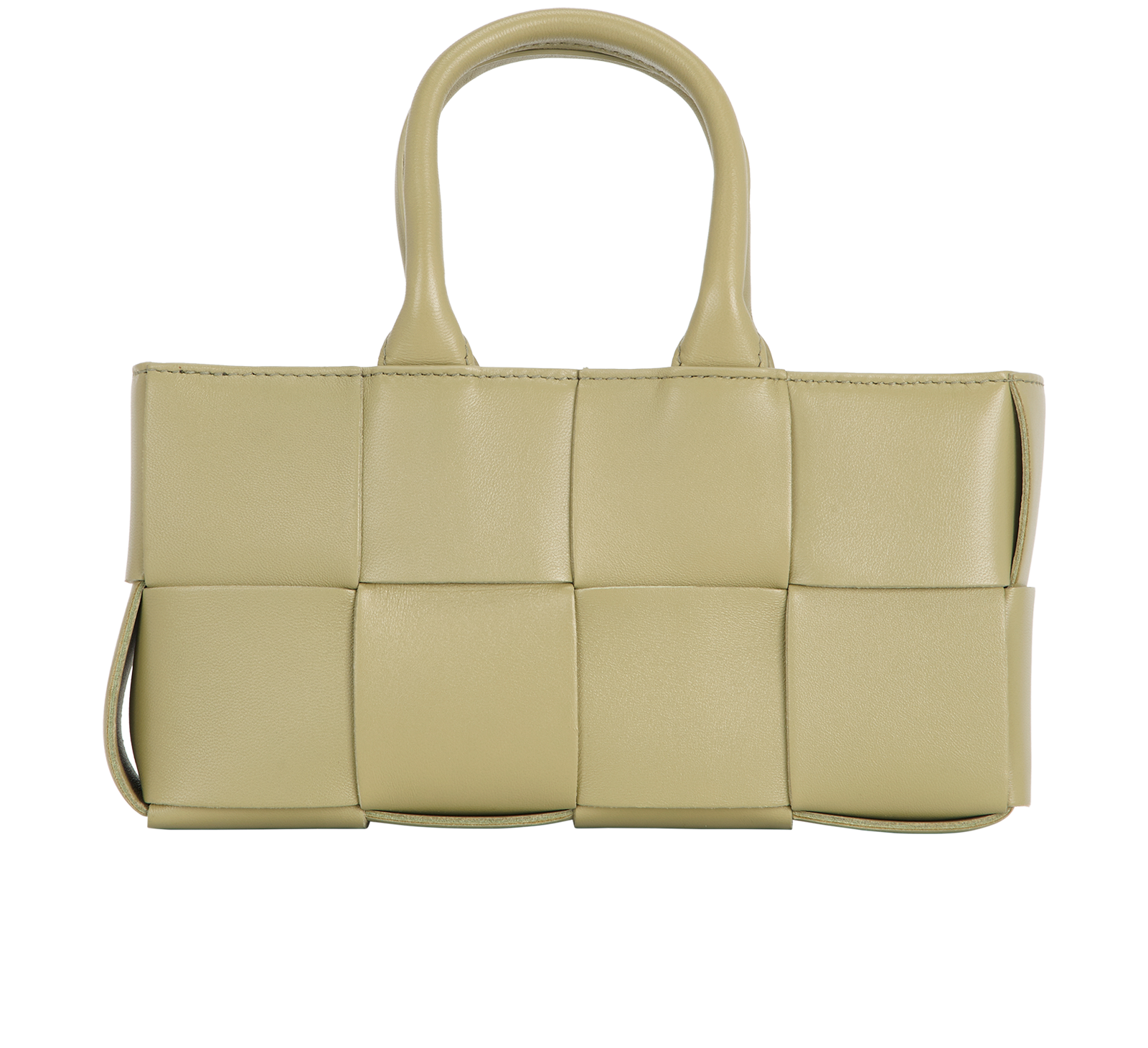 Mini East-West Arco Tote, &pound;1,100, Handbags, Green, Leather, Back view